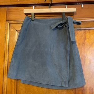 Abercrombie & Fitch Blue Wrap Mini Skirt Size 4